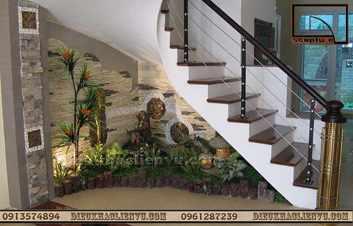 Tiểu cảnh gầm cầu thang đẹp